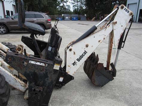 bobcat backhoe attachment for skid steer|709 backhoe attachment for sale.